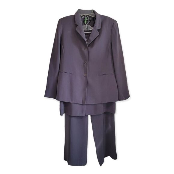 Kasper grey 3pc business suit 10P - Picture 1 of 8
